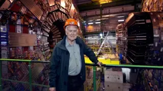 El científico Peter Higgs, en el CERN.