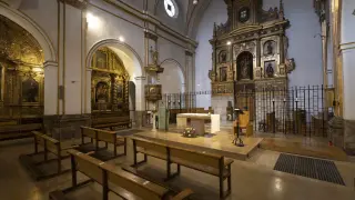 Interior de la iglesia de San Nicolás del Monasterio de la Resurrección.