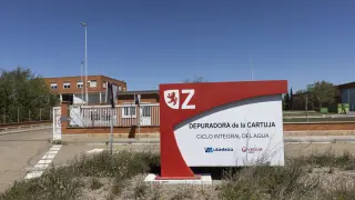 Así funciona la depuradora de La Cartuja en Zaragoza.