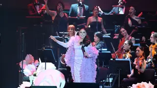 Isabel Pantoja, durante su concierto.