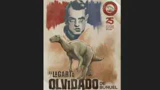 Oblitosaurus bunnueli y el director de cine aragonés Luis Buñuel comparten cartel.