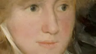 Detalle del retrato de Goya 'La condesa de Chinchón'. El programa admite aún una mayor ampliación de las pinturas