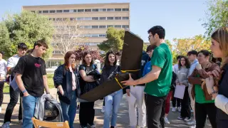 Olimpiada de Geografía, la semana pasada, en la Universidad de Zaragoza.
