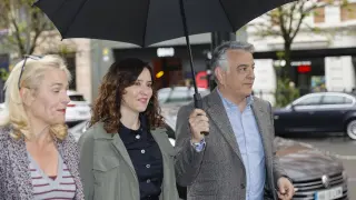 Ayuso acude a apoyar al candidato del PP a las elecciones en el País Vasco