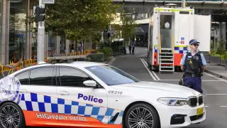 Un coche de la policía Australiana