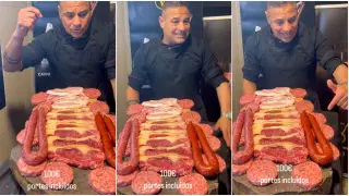 Capturas del vídeo viral del canicero Víctor Salvo.