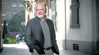 Gregorio Luri, la semana pasada en el centro de Zaragoza.