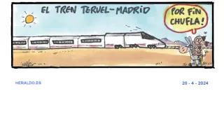 Supermaño tren Teruel.