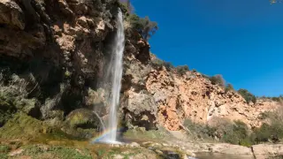 El espectacular Salto de la Novia es una cascada que podemos descubrir a un paso de Aragón