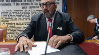 Koldo García en la comisión de investigación en el Senado