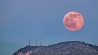 La luna llena.