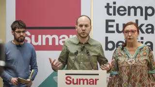 Valoración de los resultados obtenidos en las elecciones vascas por parte de la coalición Sumar e Izquierda Unida.