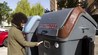 Nuevo contenedor marrón Ayuntamiento de Zaragoza
