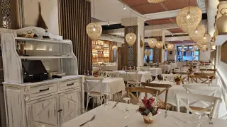 Restaurante La Piemontesa de Zaragoza, en la calle de Francisco Vitoria.