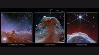 El telescopio espacial James Webb ha captado imágenes de la icónica nebulosa "Cabeza de Caballo".