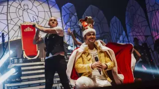 Una imagen de 'We love Queen', que se prsenta esta semana en el Teatro Principal de Zaragoza.