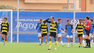 Un pasaje del partido Utebo-Aragón del mes pasado en el campo utebano de Santa Ana, que ganaron los locales 3-2.