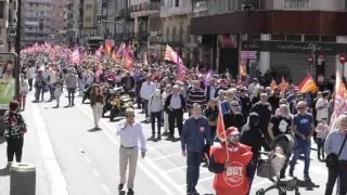 Manifestación del 1 de mayo en Zaragoza en una imagen de archivo