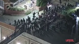 Proteste pro Gaza, polizia pronta a disperdere manifestanti Università California