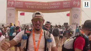 Juan Carlos Gimeno, exfutbolista de 28 años, no había corrido jamás una carrera, pero ha acabado en el puesto 19 la Marathon des Sables, en el desierto del Sáhara.