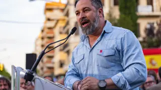 El presidente de Vox, Santiago Abascal ESPAÑA ELECCIONES CATALUÑA