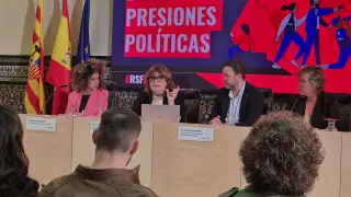 Presentación de la clasificación mundial de la libertad de prensa en Zaragoza.