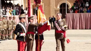 Los Reyes presiden el 40º aniversario de la Jura de Bandera de la XLIV promoción de la AGM
