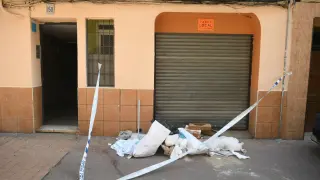 Muerte de una mujer en la calle de Boggiero de Zaragoza.