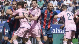 Partido SD Huesca-Real Oviedo, jornada 38 de Segunda División en El Alcoraz