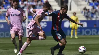 Partido SD Huesca-Real Oviedo, partido de la jornada 38 de Segunda División en El Alcoraz