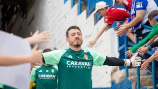 Partido Real Zaragoza-Burgos, jornada 38 de Segunda División, en La Romareda