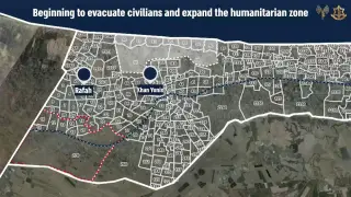 Israel envía órdenes de evacuación a unos 100.000 gazatíes del este de Rafah