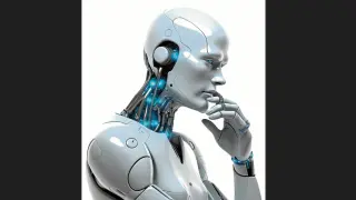 Las imágenes mediáticas que representan la IA como robots humanoides blancos y sensibles enmascaran la responsabilidad de los humanos que realmente desarrollan esta tecnología.