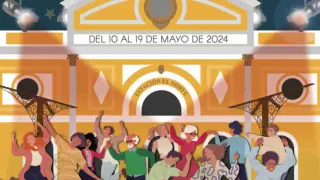 Cartel de las fiestas del Arrabal en honor a San Gregorio.