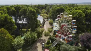 Vista del parque de Atracciones de Zaragoza.