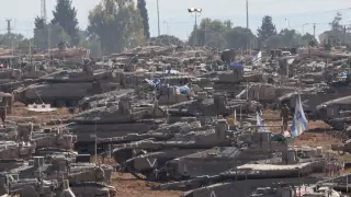 Tanques israelíes en Rafah
