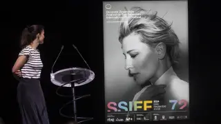 El Festival e Cine de San Sebastián presenta los carteles de su 72 edición.