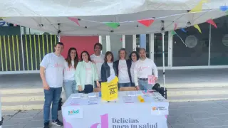 El barrio de Las Delicias de Zaragoza celebran su I Feria de Salud Comunitaria.