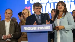 Elecciones en Catalunya 12M 2024. Seguimiento de resultados de Junts en Argelés (Francia)