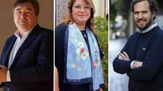 Tomas Guitarte (Existe), Rosa Serrano (PSOE) y Giménez Larraz (PP) son tres de los candidatos aragoneses con más posibilidades de obtener escaño en Europa
