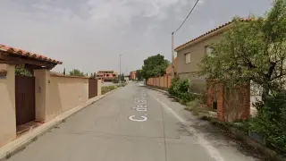 Calle de la Villa Vieja en Teruel, donde se va a emitir permiso para construir vivienda unifamiliar.
