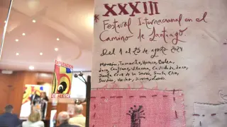 El cartel de la XXXIII del Festival Internacional en el Camino de Santiago, que este año reflexiona sobre las encrucijadas de la música.