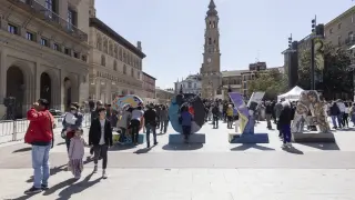 Las mil y una caras de la plaza del Pilar.