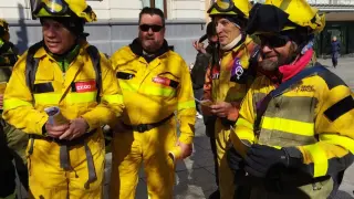 Protesta de los trabajadores de Sarga