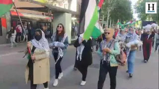 Marcha pro Palestina en Zaragoza