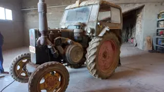 Uno de los tractores que se expuso en la primera edición de esta feria, celebrada el año pasado.