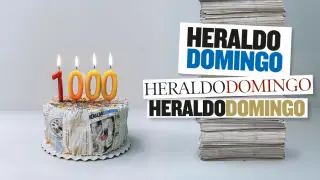 A lo largo de los 1.000 números, el dominical de Heraldo ha ido cambiando su diseño.