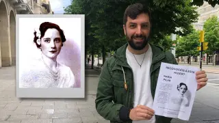 Francesco Rinaldi, el joven italiano que anda en la busca de María Pilar, el amor de su abuelo durante la Guerra Civil en Zaragoza.