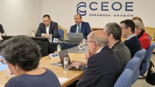 Reunión este jueves de la Comisión de Internacionalización de CEOE Aragón.