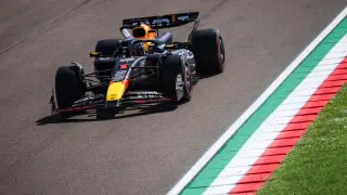 Max Verstappen durante el Gran Premio de Emilia-Romagne.